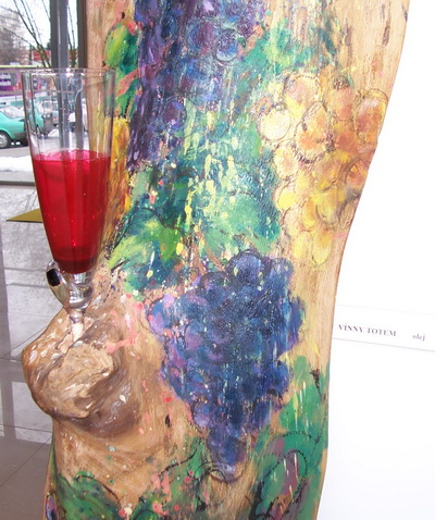 Vnny totem, detail, olej 2008